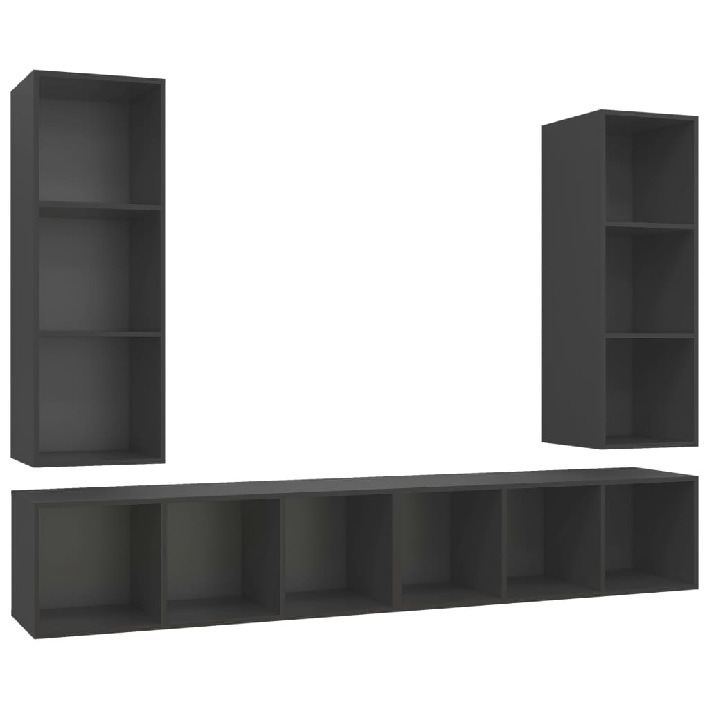 Tv-Wandmeubelen Bewerkt Hout