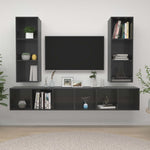 Tv-Wandmeubelen Bewerkt Hout