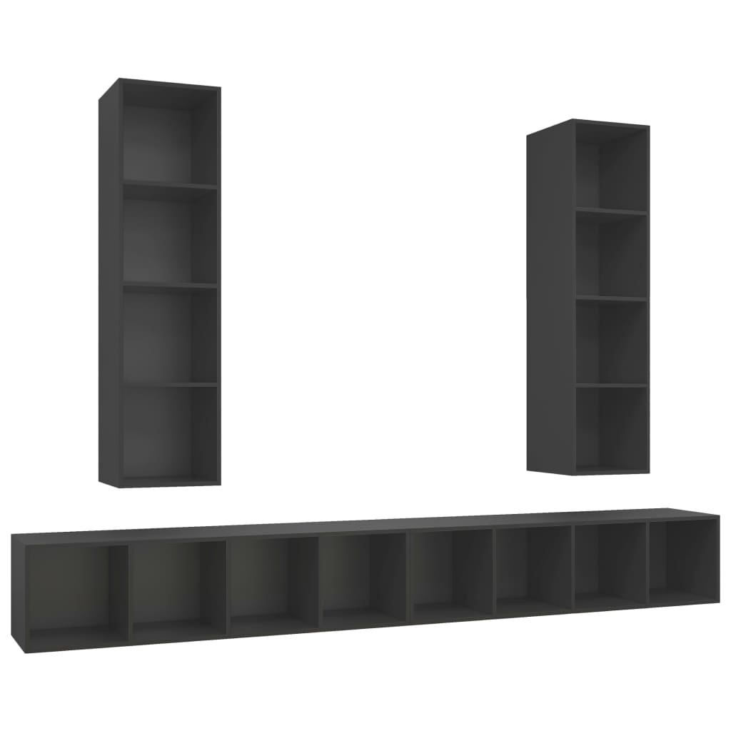Tv-Wandmeubelen Bewerkt Hout