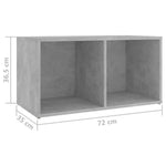 Tv-Meubelen 72X35X36,5 Cm Bewerkt Hout Betongrijs