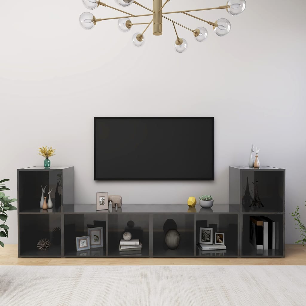 Tv-Meubelen 72X35X36,5 Cm Bewerkt Hout