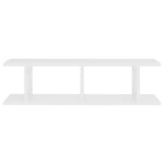 Wandschappen Bewerkt Hout Wit