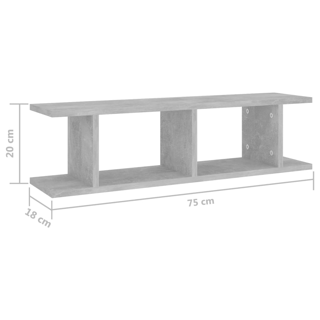 Wandschappen Bewerkt Hout Betongrijs