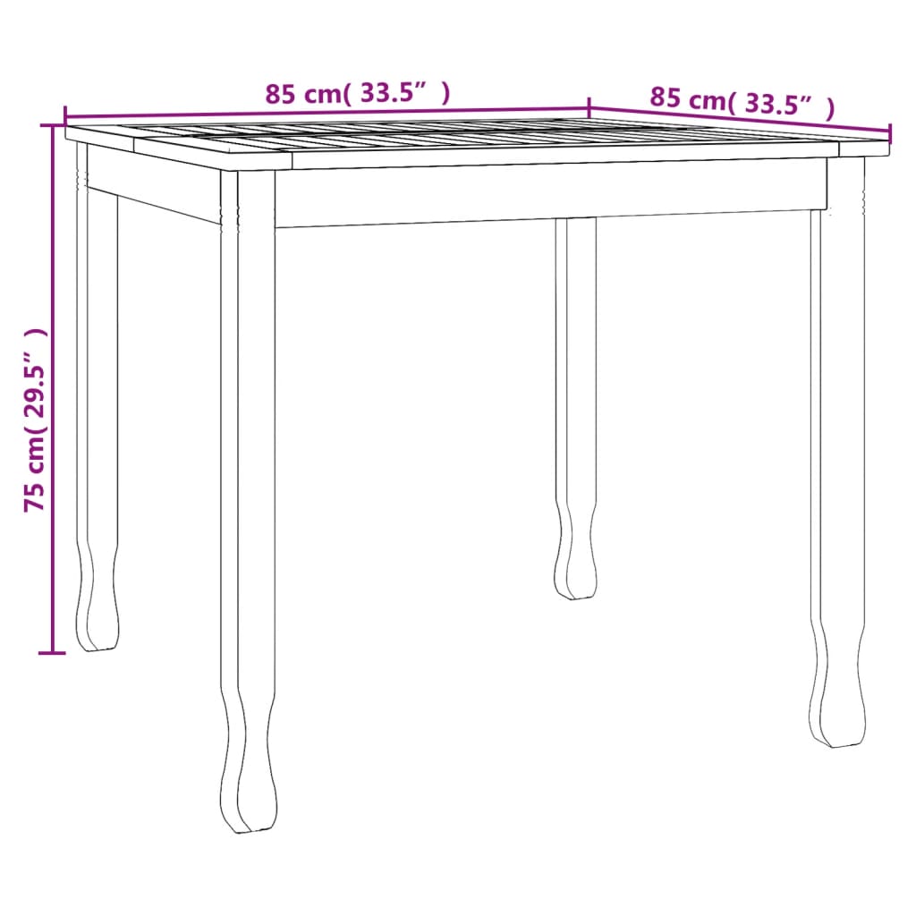 Tuintafel Massief Teakhout