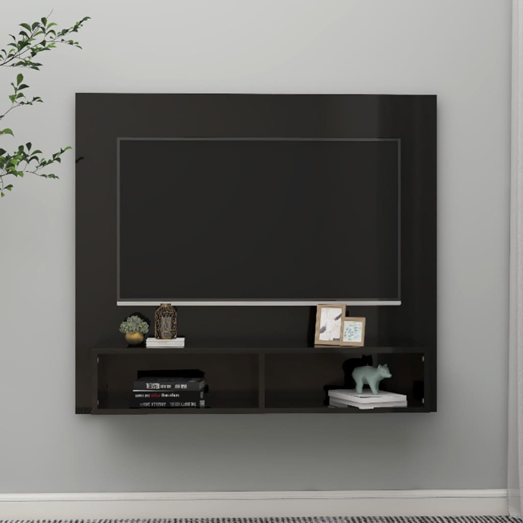 Tv-Wandmeubel 102X23,5X90 Cm Bewerkt Hout