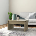Salontafel 68X50X38 Cm Bewerkt Hout