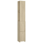 Badkamerkast 25X26,5X170 Cm Bewerkt Hout Sonoma Eikenkleurig
