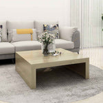 Salontafel 100X100X35 Cm Bewerkt Hout
