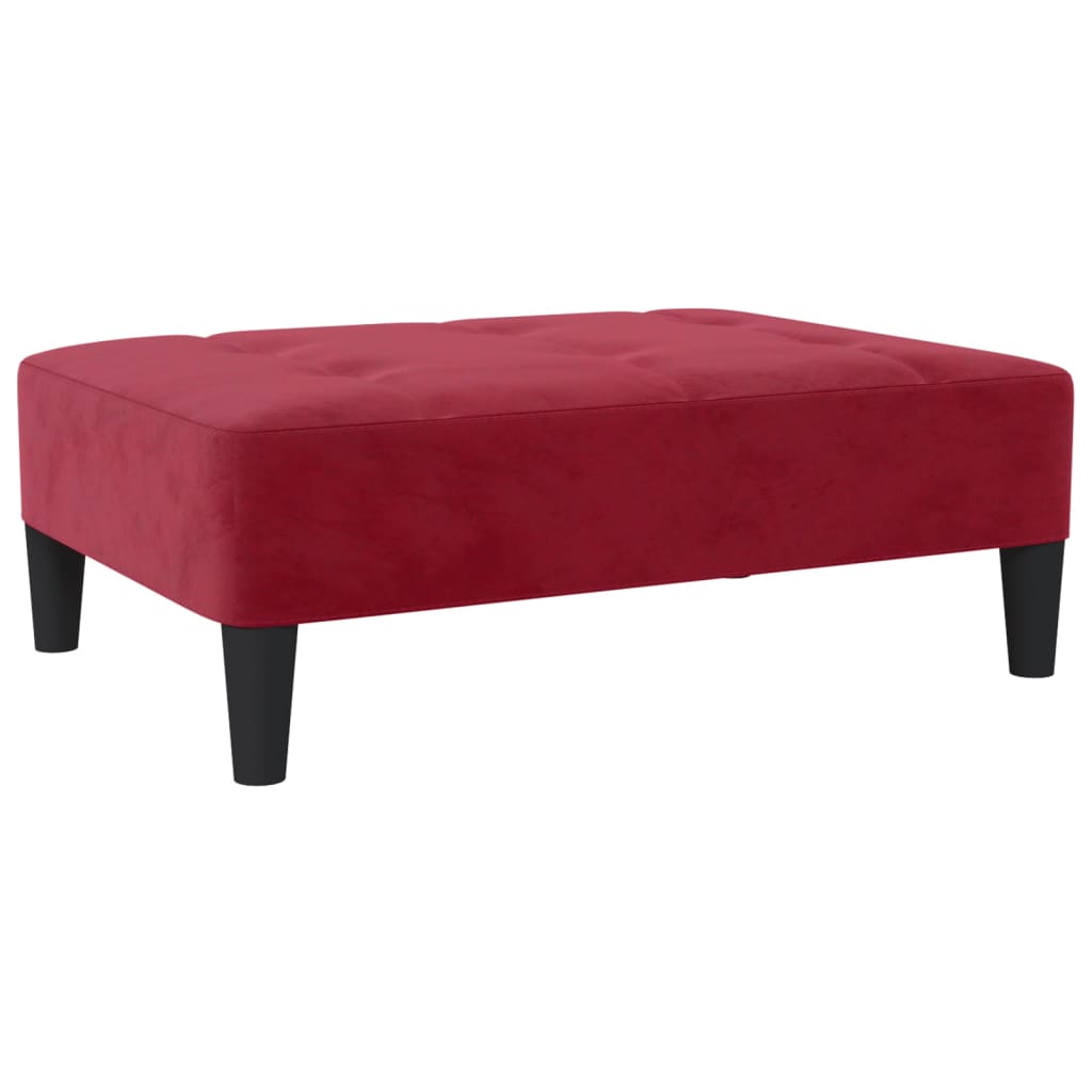Voetenbank 78X56X32 Cm Fluweel