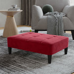 Voetenbank 78X56X32 Cm Fluweel
