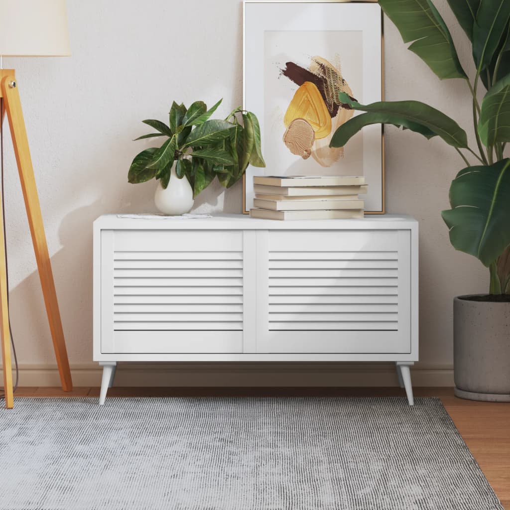 Kastdeur Met Lamellen 39,5X39,4 Cm Massief Grenenhout