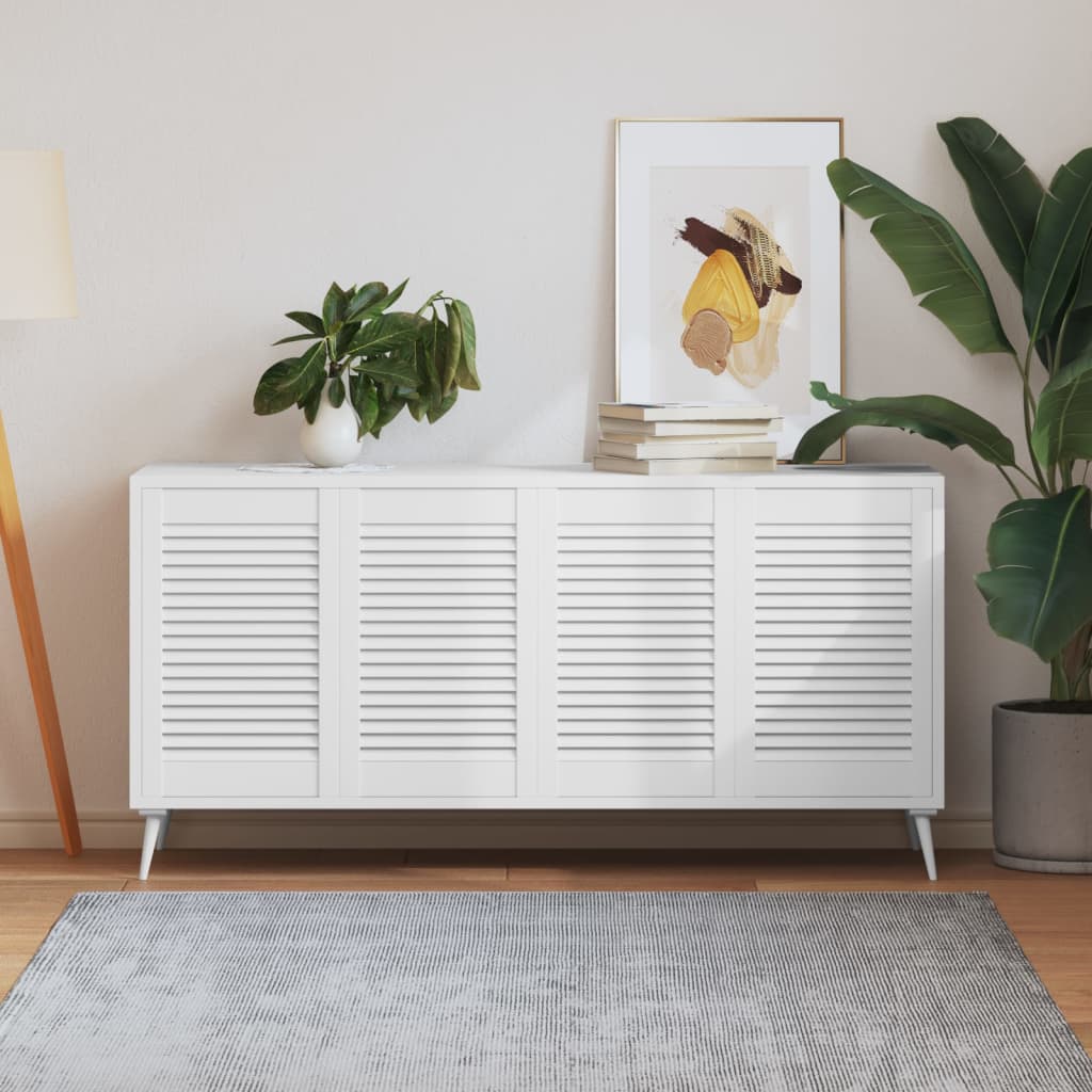 Kastdeur Met Lamellen 39,5X39,4 Cm Massief Grenenhout