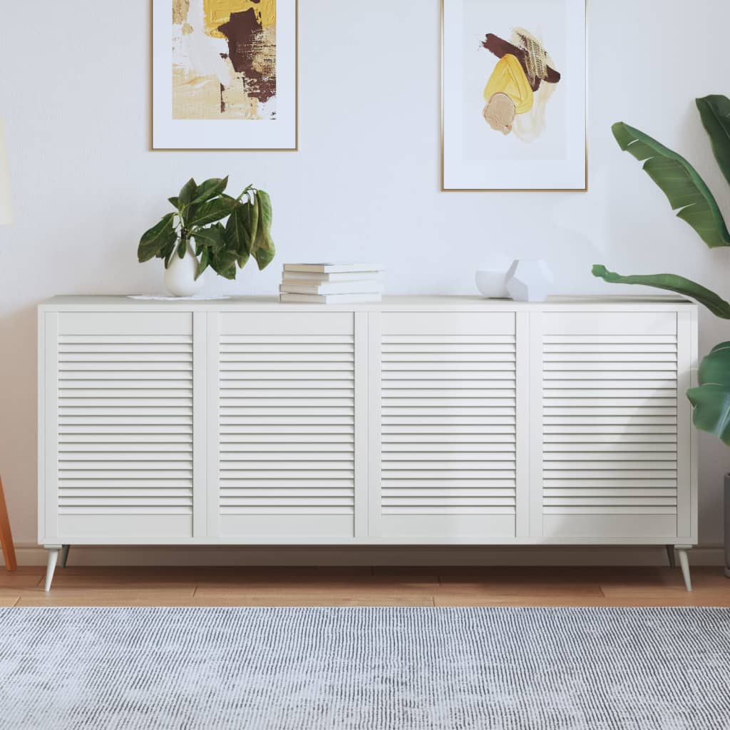 Kastdeur Met Lamellen 39,5X39,4 Cm Massief Grenenhout