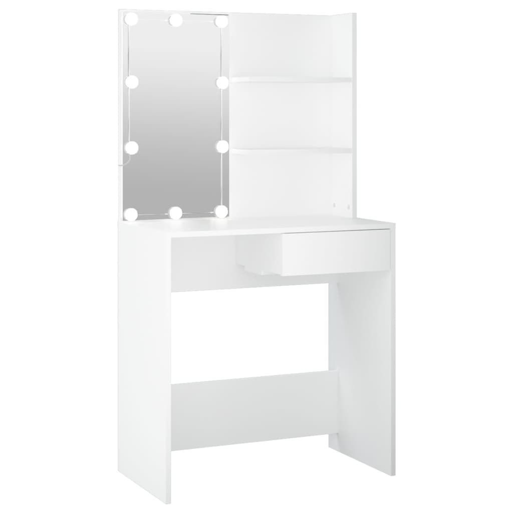 Kaptafel Met Led-Verlichting 74,5X40X141 Cm