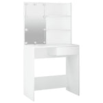 Kaptafel Met Led-Verlichting 74,5X40X141 Cm