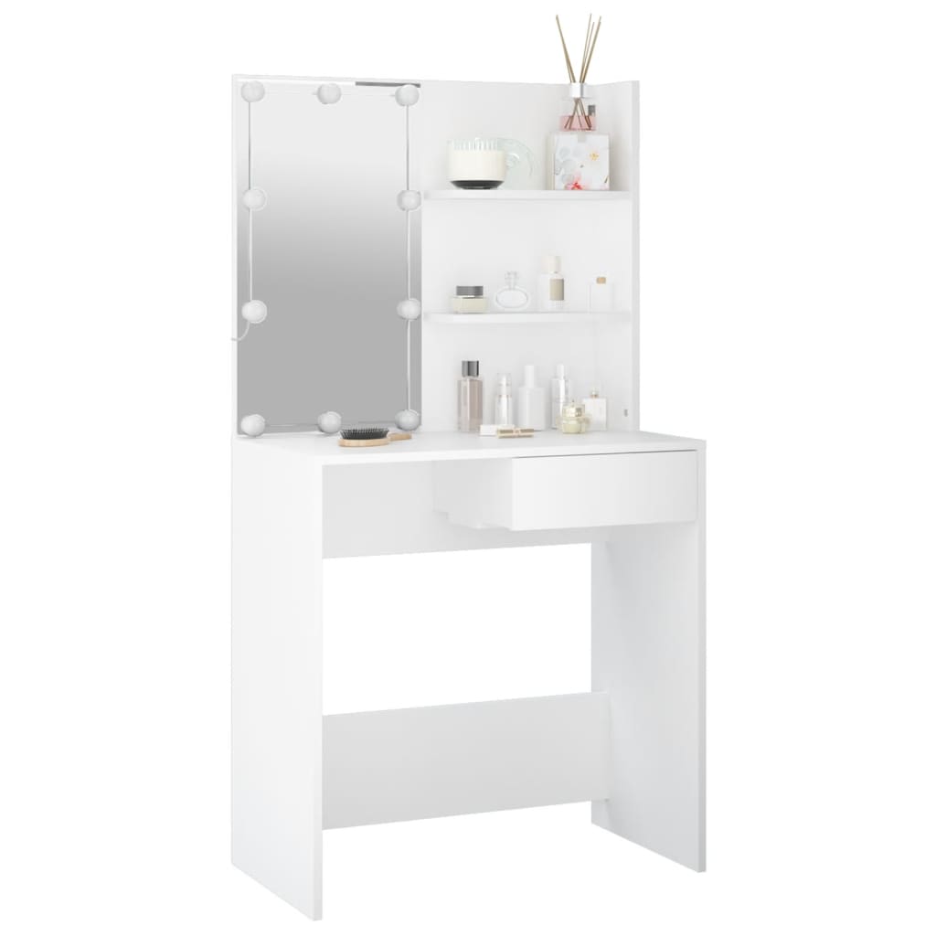 Kaptafel Met Led-Verlichting 74,5X40X141 Cm