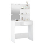 Kaptafel Met Led-Verlichting 74,5X40X141 Cm