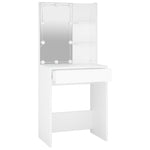 Kaptafel Met Led-Verlichting 60X40X140 Cm