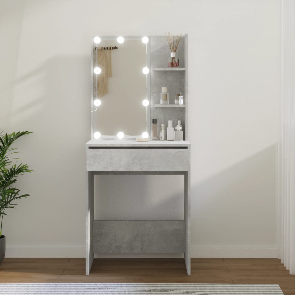 Kaptafel Met Led-Verlichting 60X40X140 Cm