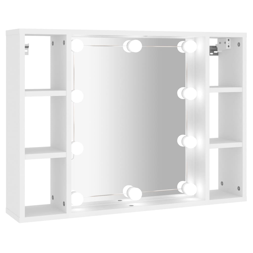 Spiegelkast Met Led-Verlichting 76X15X55 Cm