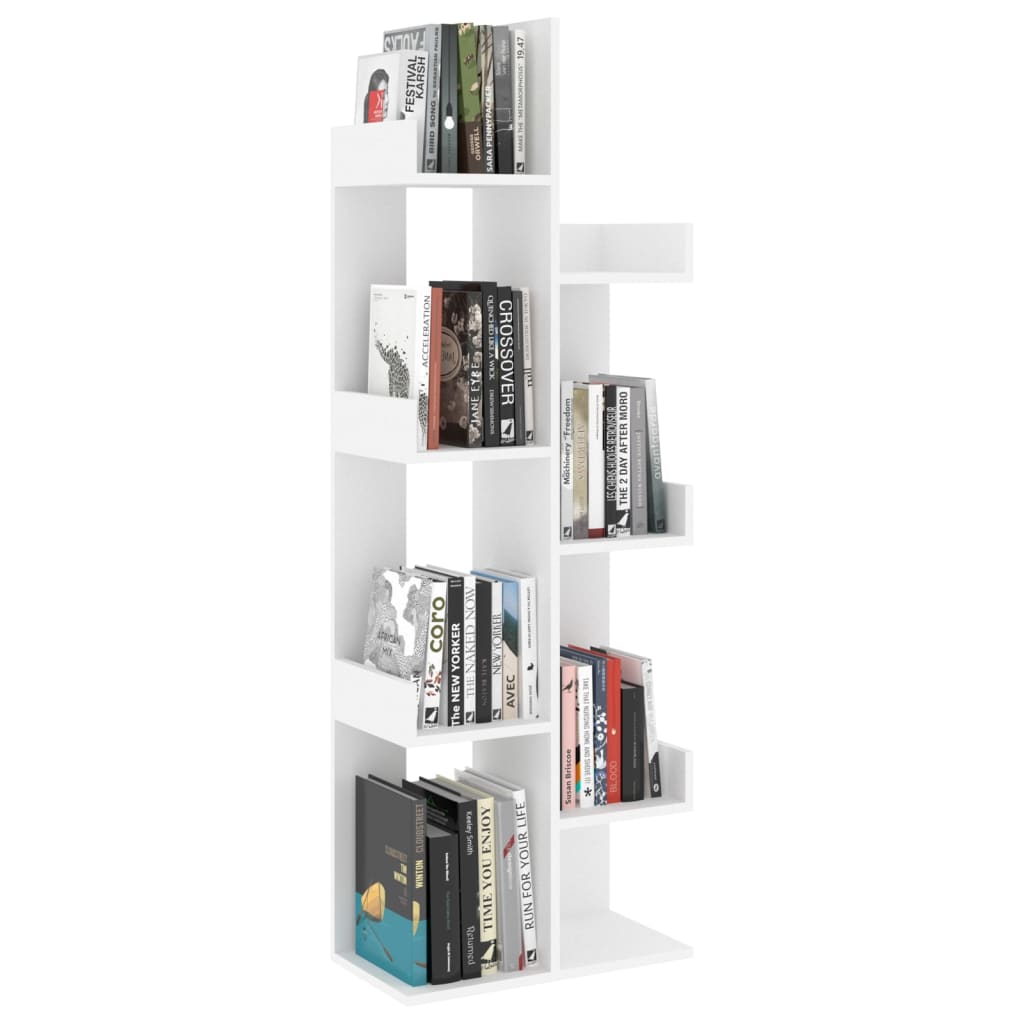 Boekenkast 48X25,5X140 Cm Bewerkt Hout