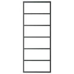 Schuifdeur Met Beslag 76X205 Cm Aluminium En Esg-Glas