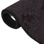 Vloerkleed Wasbaar Anti-Slip Kleurig Antraciet