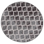 Vloerkleed Wasbaar Anti-Slip Meerkleurig Grijs En Wit