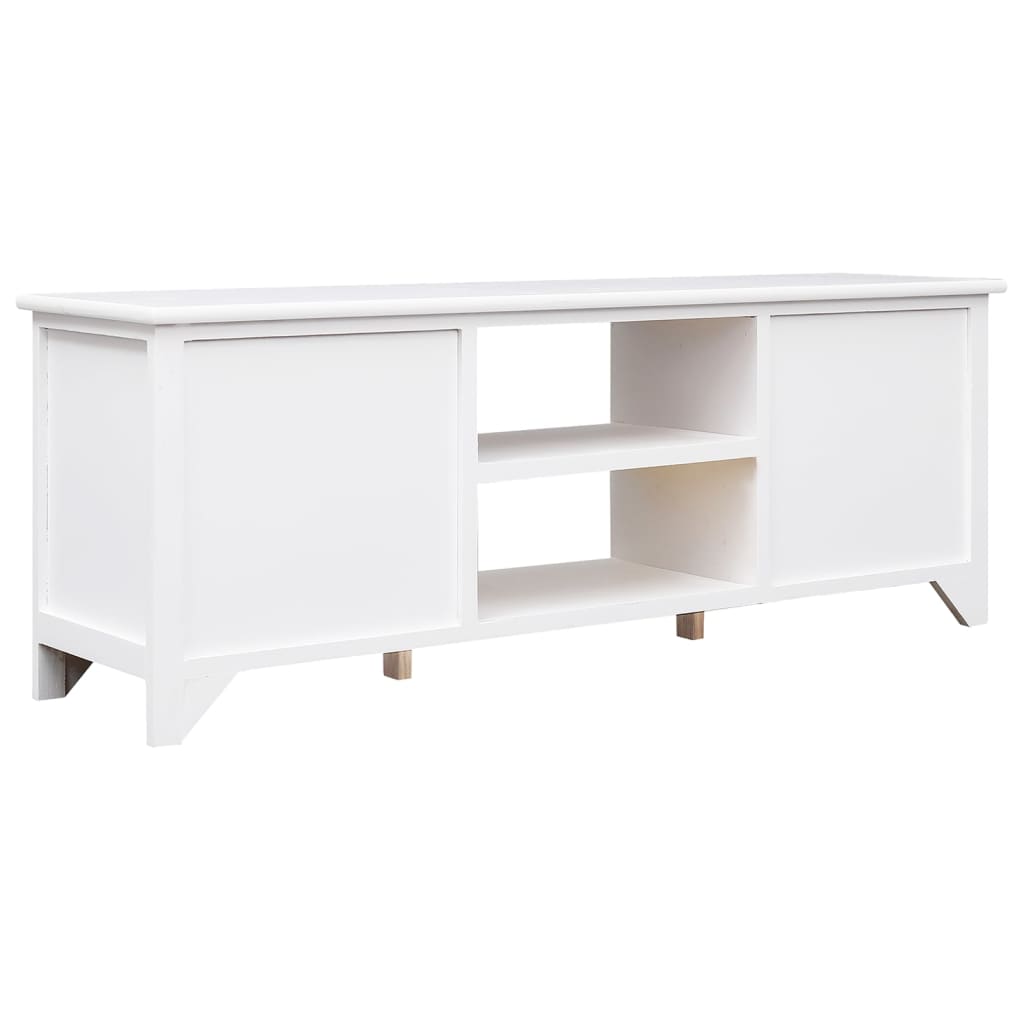 Tv-Meubel 08X30X40 Cm Massief Paulowniahout