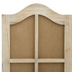 Kamerscherm Met 4 Panelen Stof Bruin