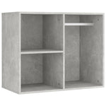 Kaptafel Met 2 Kastjes En Led's Bewerkt Hout Betongrijs