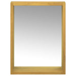 Spiegelkast 30X10X40 Cm Massief Teakhout