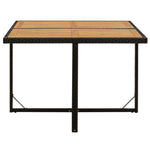 Tuintafel 09X07X74 Cm Poly Rattan En Massief Acaciahout