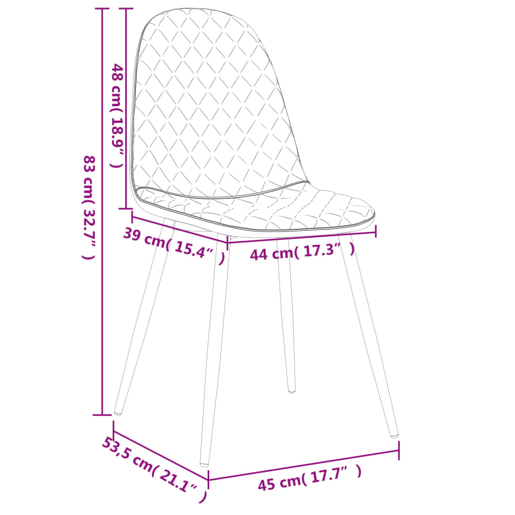 Eetkamerstoelen Fluweel