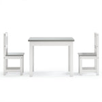 3-Delige Kindertafel- En Stoelenset Mdf