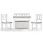 3-Delige Kindertafel- En Stoelenset Mdf