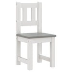 3-Delige Kindertafel- En Stoelenset Mdf