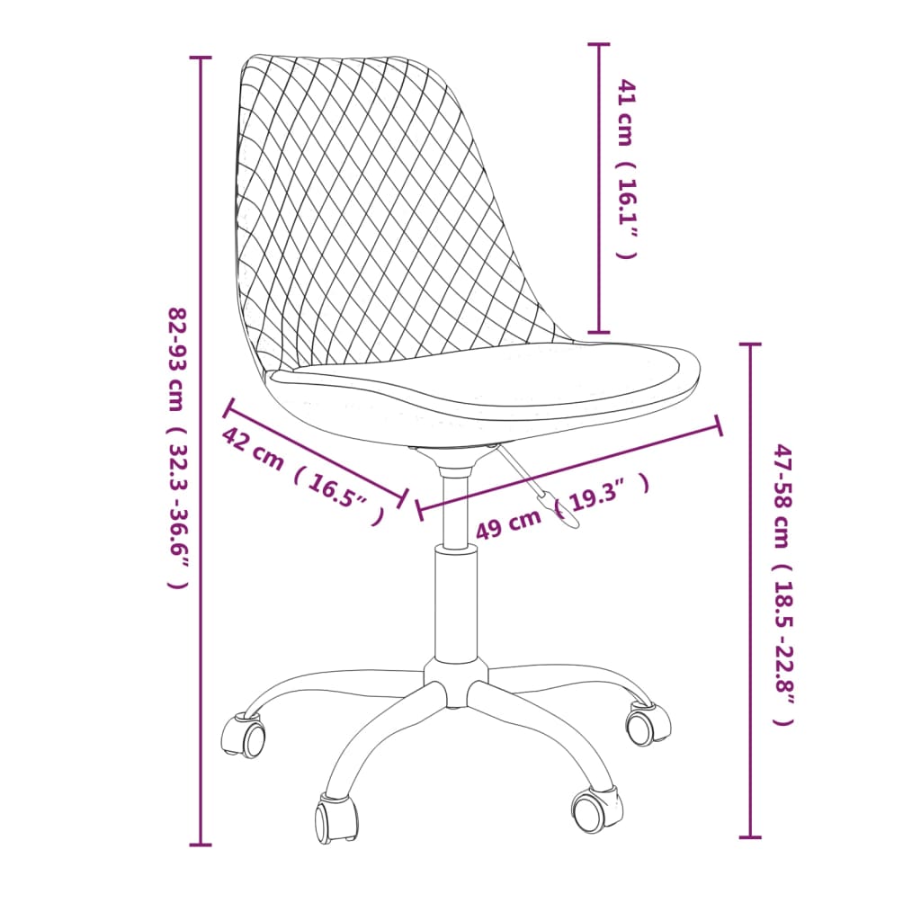 Eetkamerstoelen Draaibaar Stof