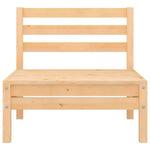 6-Delige Loungeset Massief Grenenhout