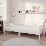 Slaapbank Met Matras Massief Grenenhout 90X200 Cm