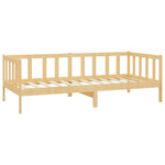 Slaapbank Met Matras Massief Grenenhout 90X200 Cm