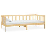 Slaapbank Met Matras Massief Grenenhout 90X200 Cm