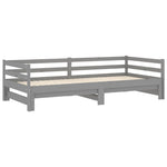 Slaapbank Uitschuifbaar Massief Grenenhout 2X(90X200) Cm