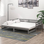 Slaapbank Uitschuifbaar Massief Grenenhout 2X(90X200) Cm