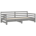 Slaapbank Uitschuifbaar Massief Grenenhout 2X(90X200) Cm