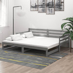 Slaapbank Uitschuifbaar Massief Grenenhout 2X(90X200) Cm