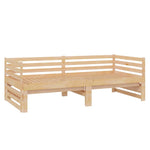 Slaapbank Uitschuifbaar Massief Grenenhout 2X(90X200) Cm