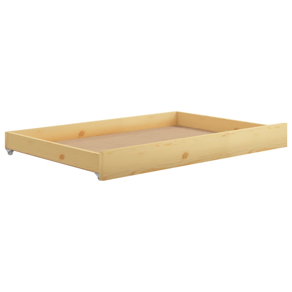 Slaapbank Uitschuifbaar Massief Grenenhout 2X(90X200) Cm