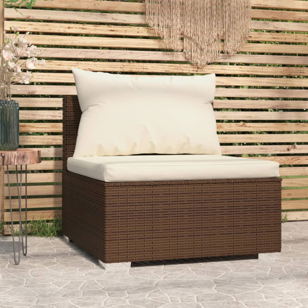 Tuin Met Kussens Poly Rattan