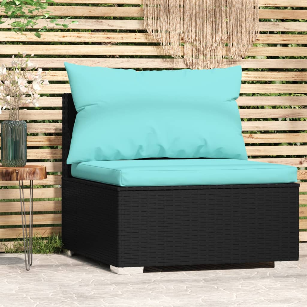 Tuin Met Kussens Poly Rattan